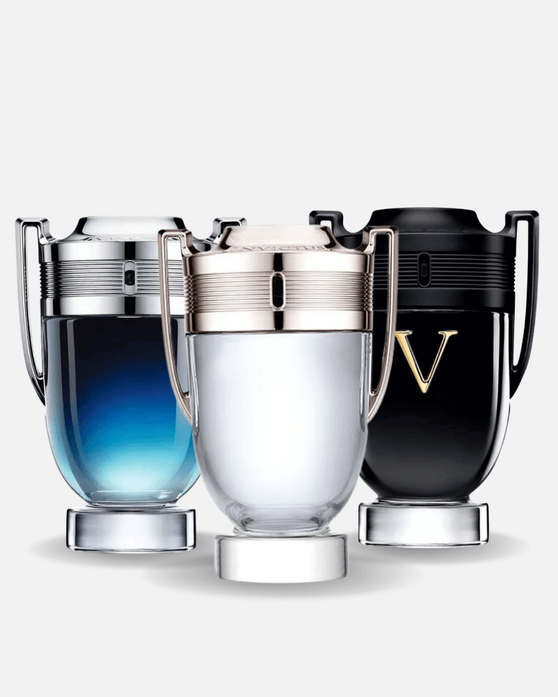 Combo di 3 profumi Paco Rabanne: INVICTUS LEGEND, INVICTUS e INVICTUS VICTORY 100ml