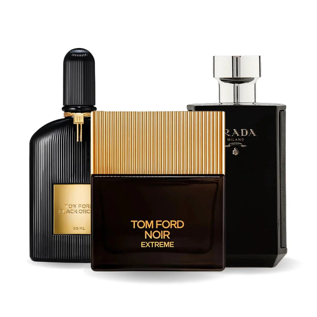 Set di 3 profumi | Black Orchid + Noir Extreme + PRADA INTENSE
